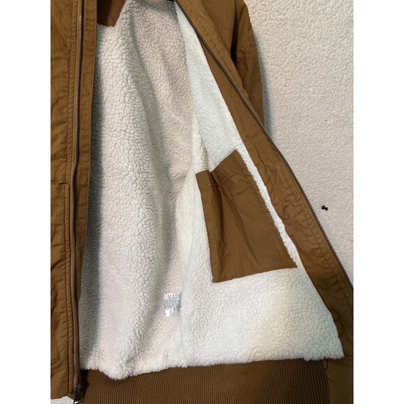 Lee The Workwear Sherpa‎ Lined Men's Utility Bomber Jacket - Picture 8 of 16